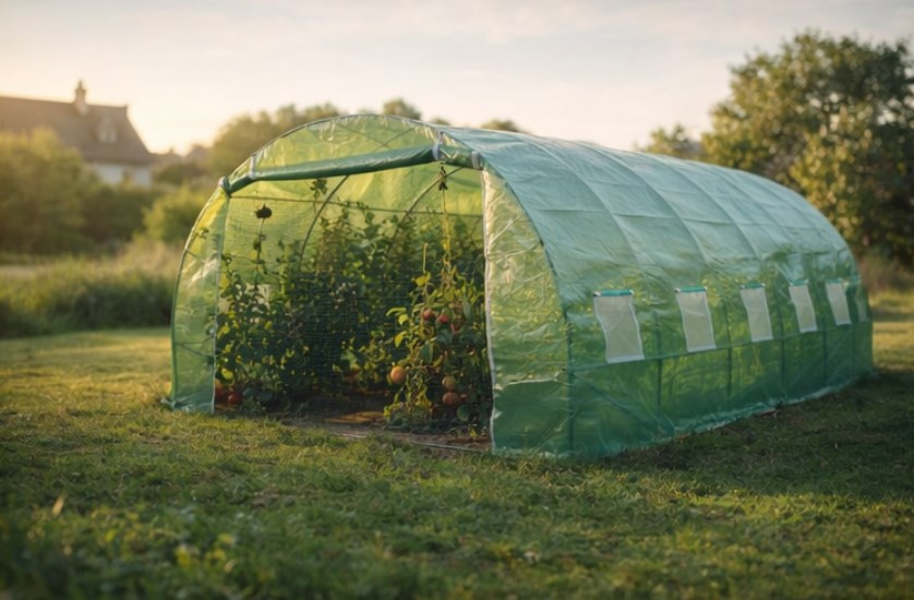 Tunel ogrodowy szklarniowy 6x3x2m